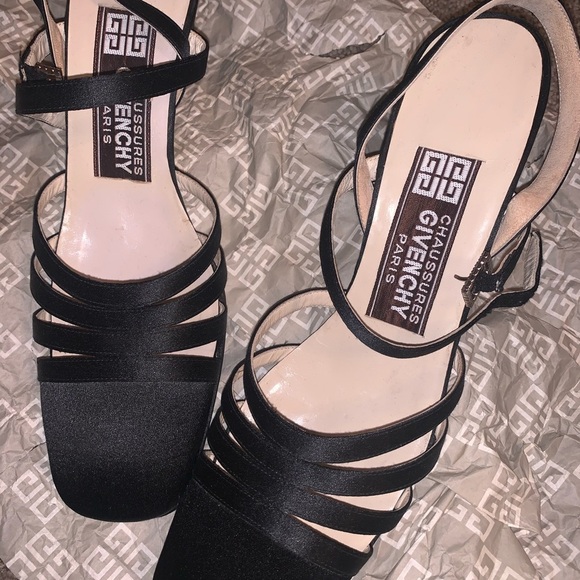 Rare AAA narrow satin Givenchy heels
